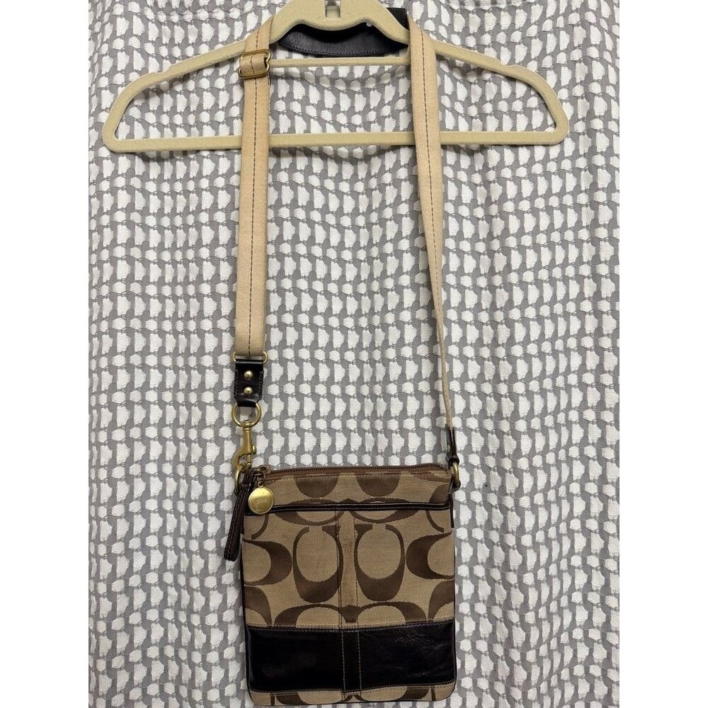 Coach Signature Canvas Crossbody Bag